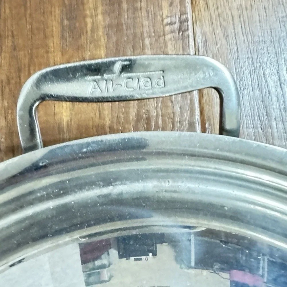 All Clad Copper Core 12 Inch Fry Pan Skillet Stainless Steel with‎ lid OLDSTCK